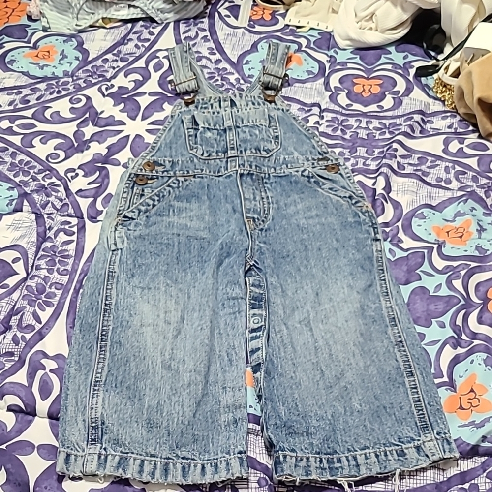 Kids Vintage Denim Overalls